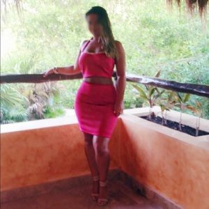 Halter top & matching skirt